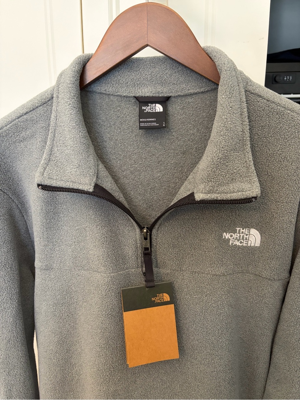 The North Face Grey Quarter-Zip Fleece Pullover